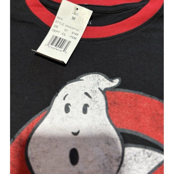 Children's Ghost Busters Graphic T-Shirt Black Size M - Picture 2 of 4